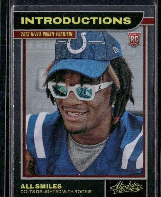 2023 Panini Absolute #2 All Smiles Introductions