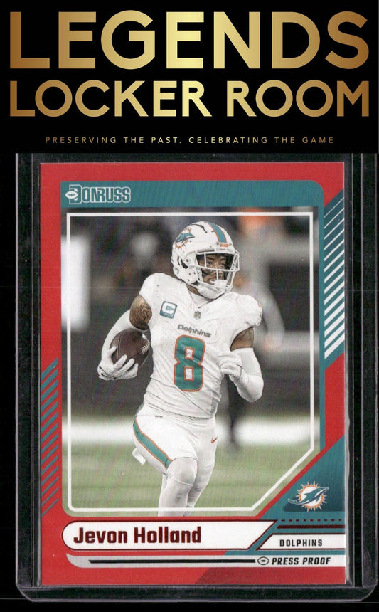 2024 Donruss #208 Jevon Holland Press Proof Red