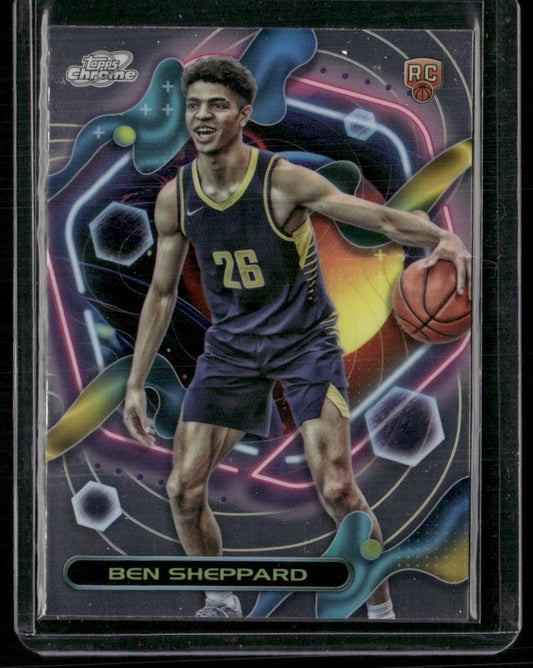 2023-24 Topps Chrome Cosmic #173 Ben Sheppard