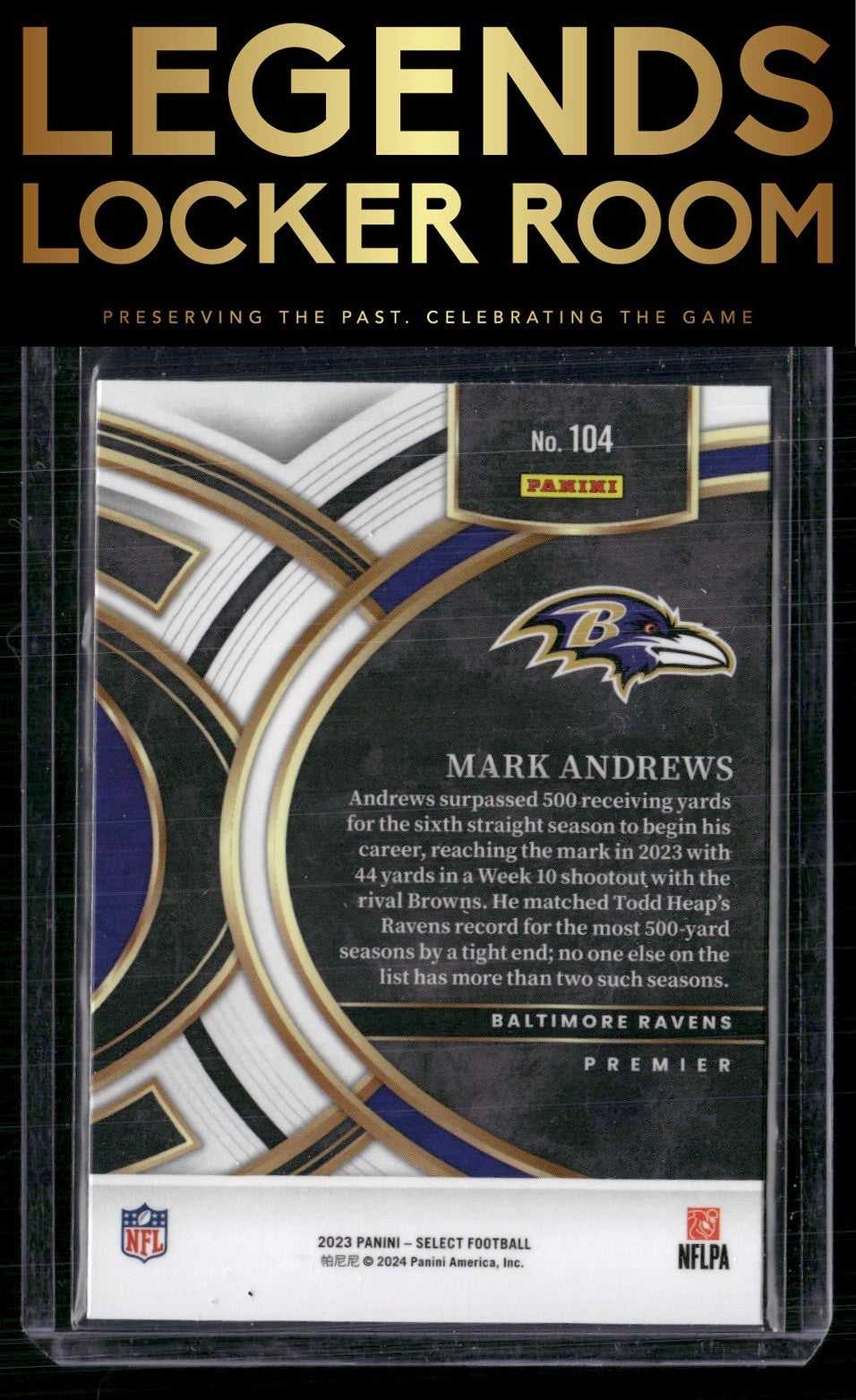 2023 Panini Select #104 Mark Andrews