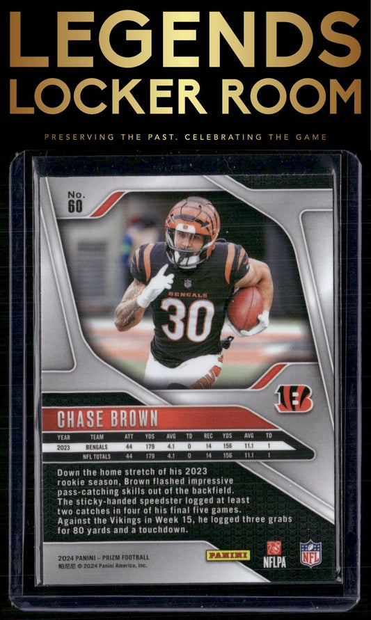 2024 Panini Prizm #60 Chase Brown