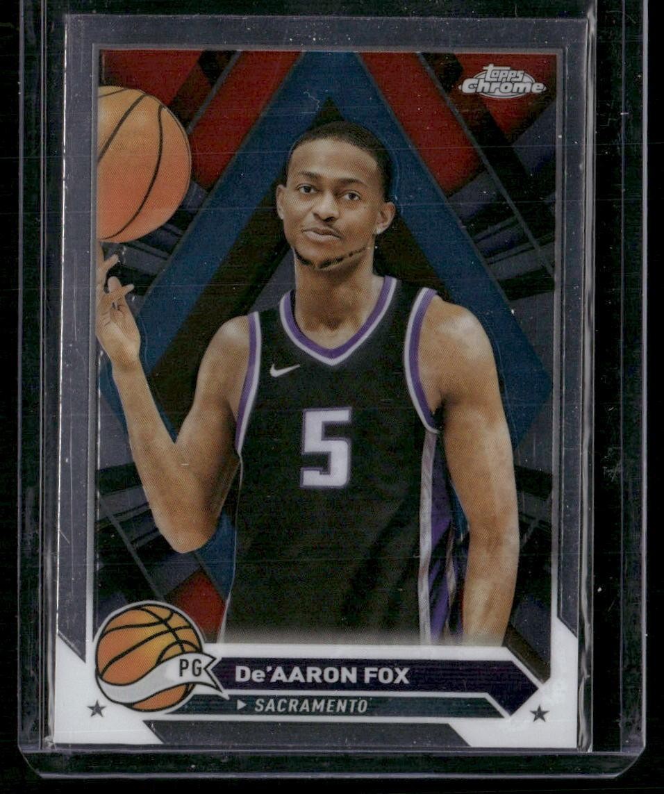 2023-24 Topps Chrome #117 De'Aaron Fox
