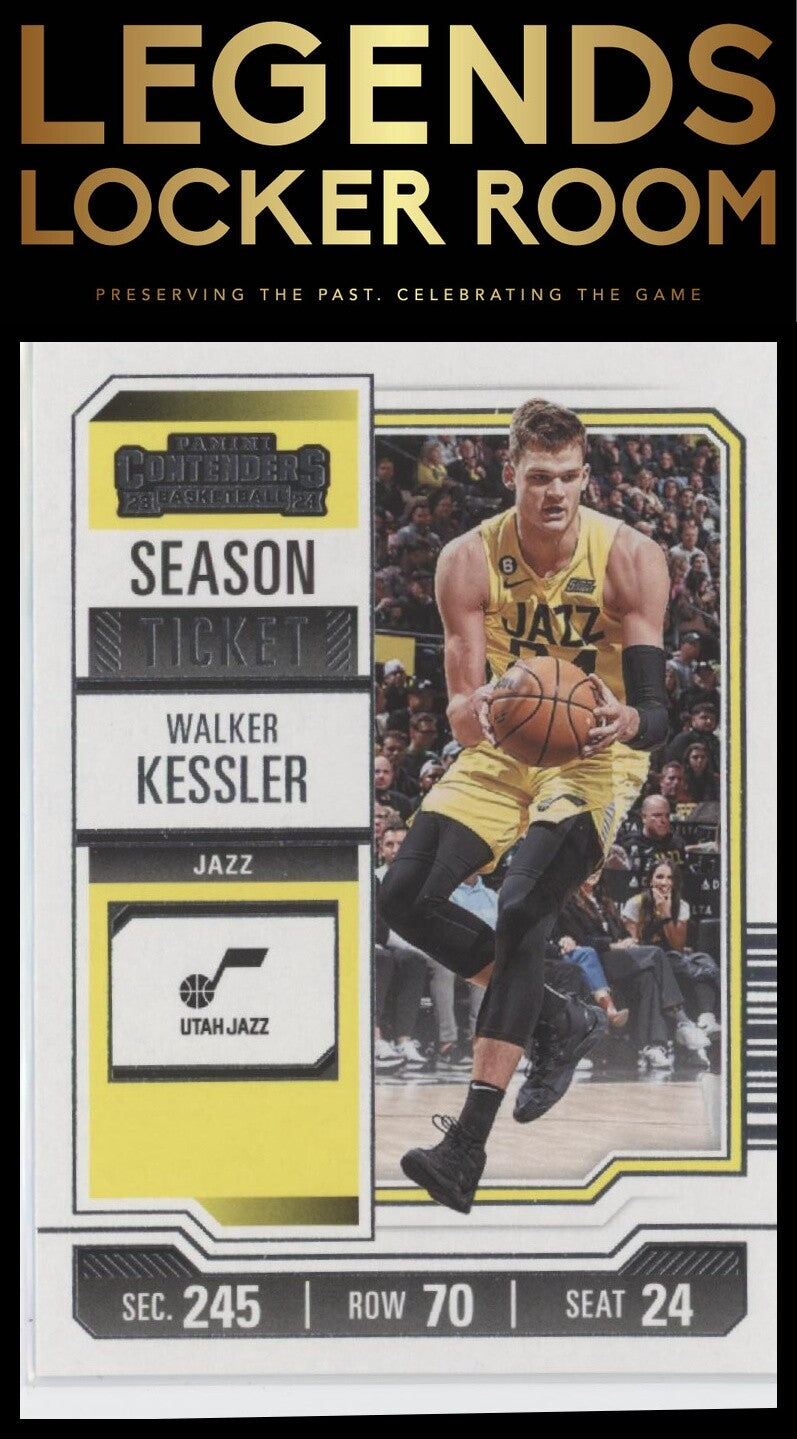 2023-24 Panini Contenders #99 Walker Kessler Season Ticket Retail