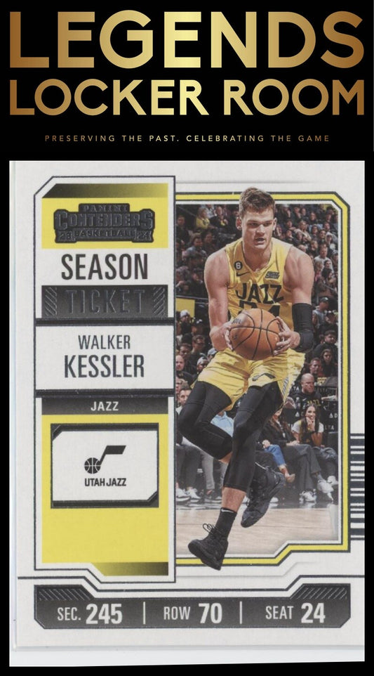 2023-24 Panini Contenders #99 Walker Kessler Season Ticket Retail