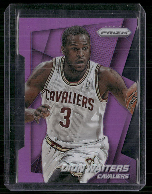 2014-15 Panini Prizm #111 Dion Waiters Prizms Purple Die Cut #/139