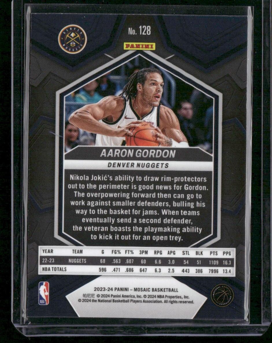 2023-24 Panini Mosaic #128 Aaron Gordon