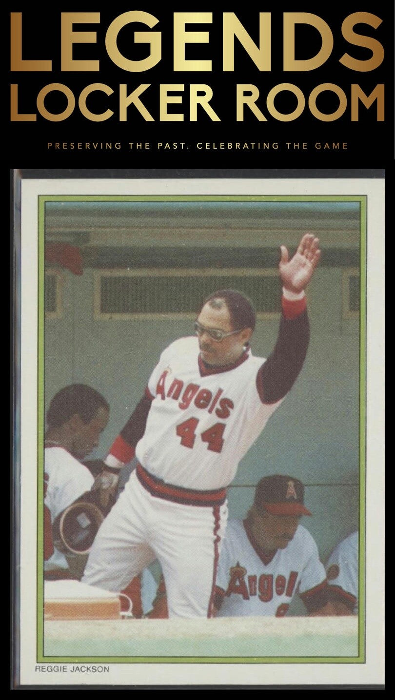 1986 Topps #2 Reggie Jackson 1986 All-Star Set Collector's Edition