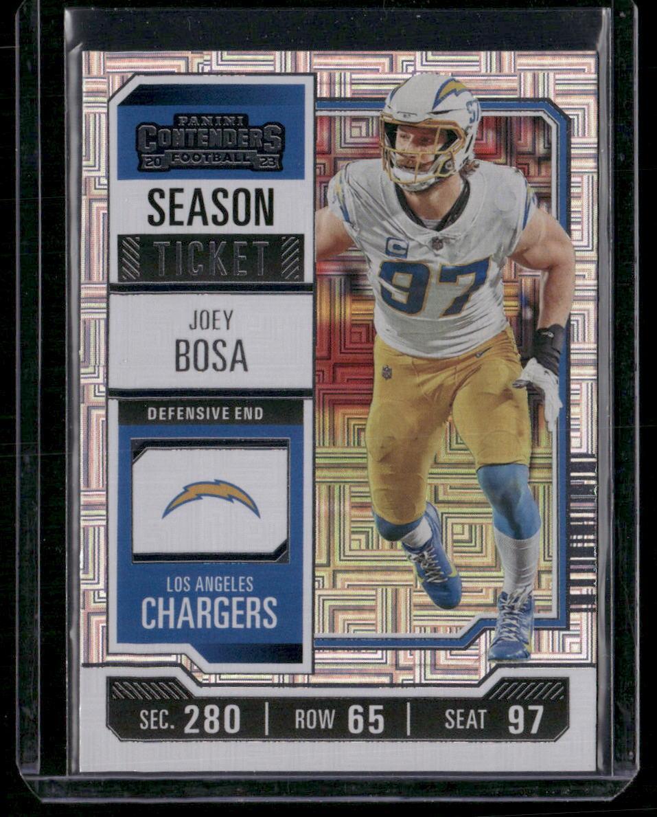 2023 Panini Contenders #58 Joey Bosa Season Ticket