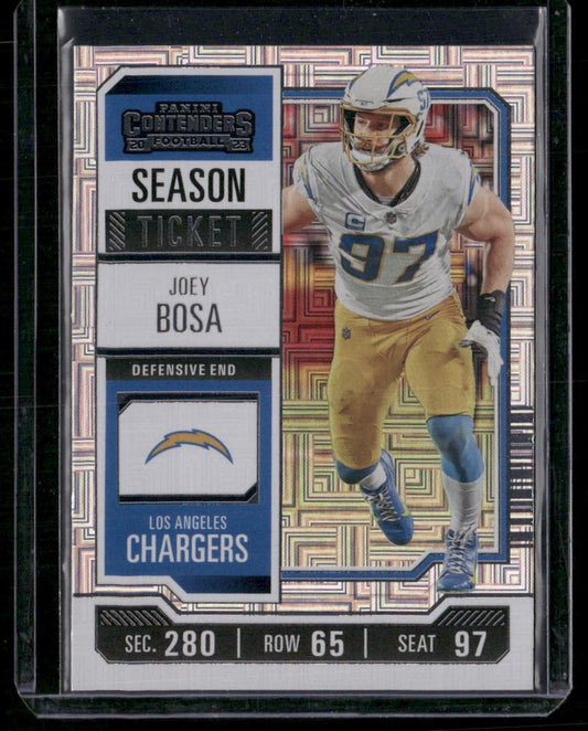2023 Panini Contenders #58 Joey Bosa Season Ticket