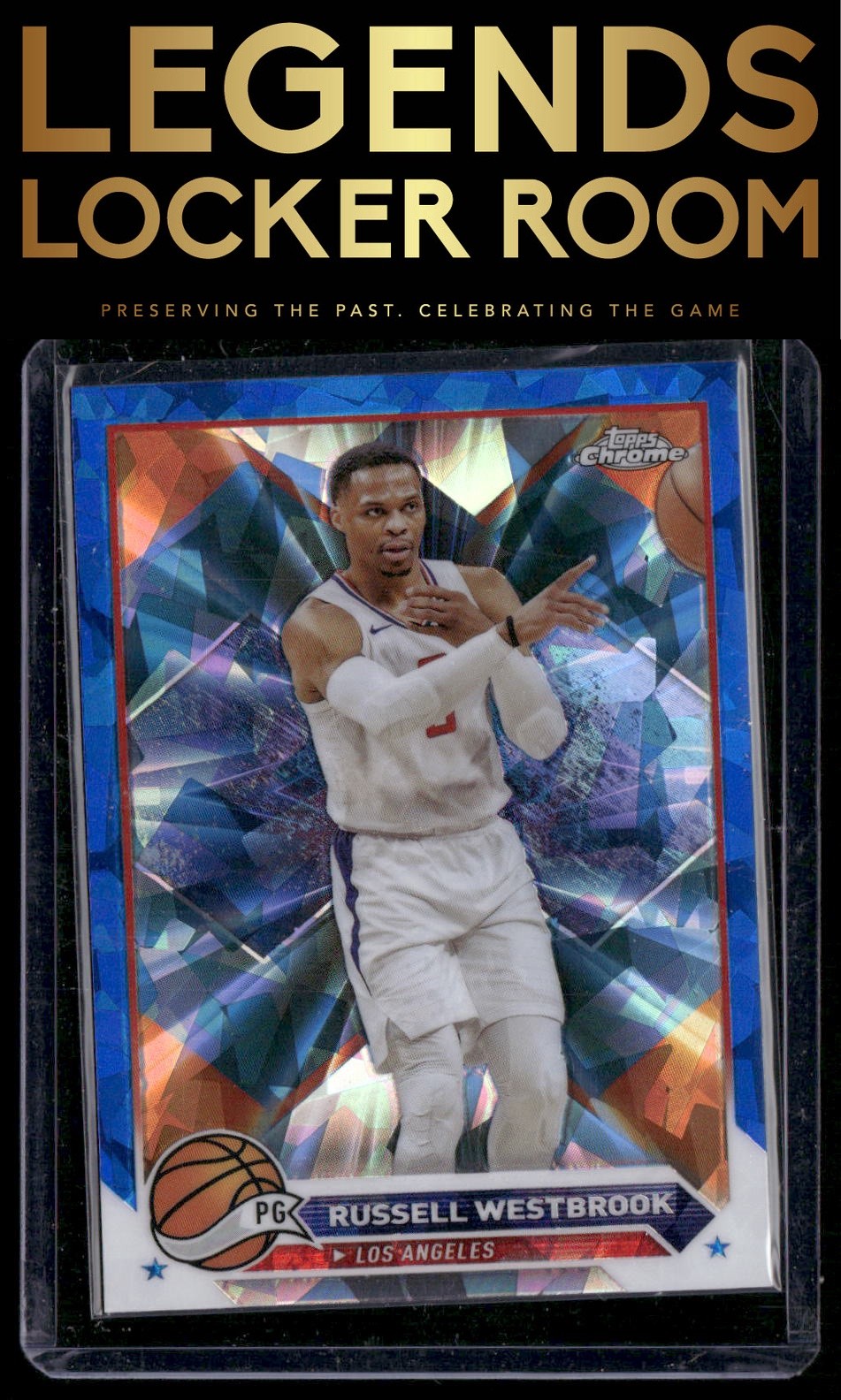 2023-24 Topps Chrome Sapphire Edition #110 Russell Westbrook