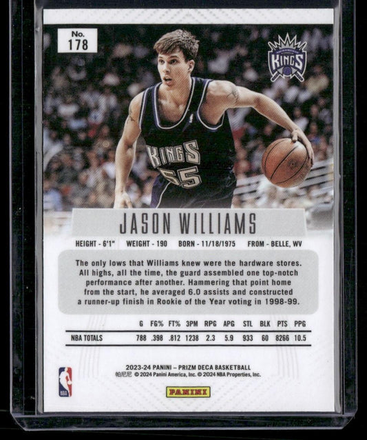 2023-24 Panini Prizm Deca #178 Jason Williams