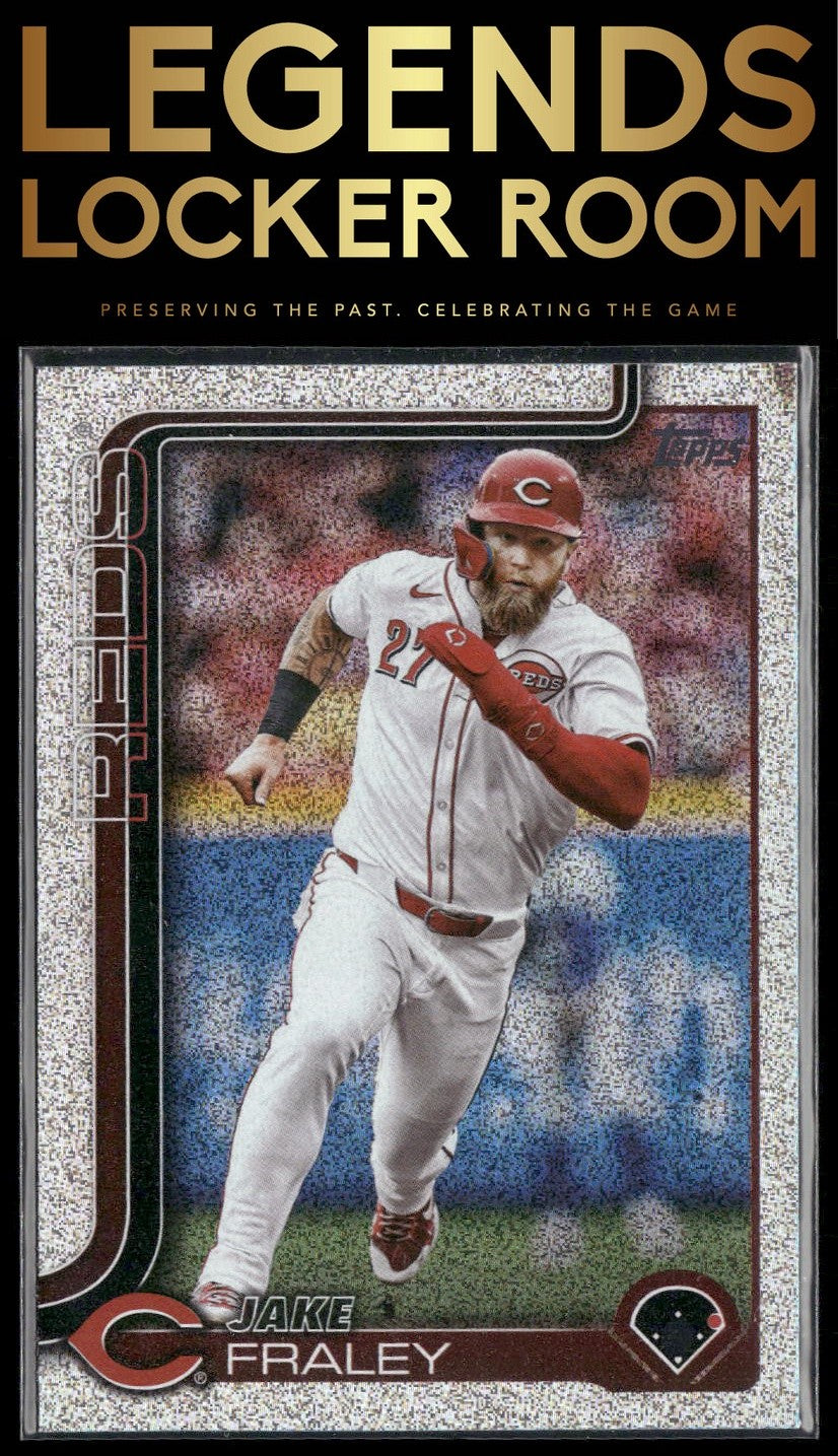 2025 Topps #675 Jake Fraley Sandglitter