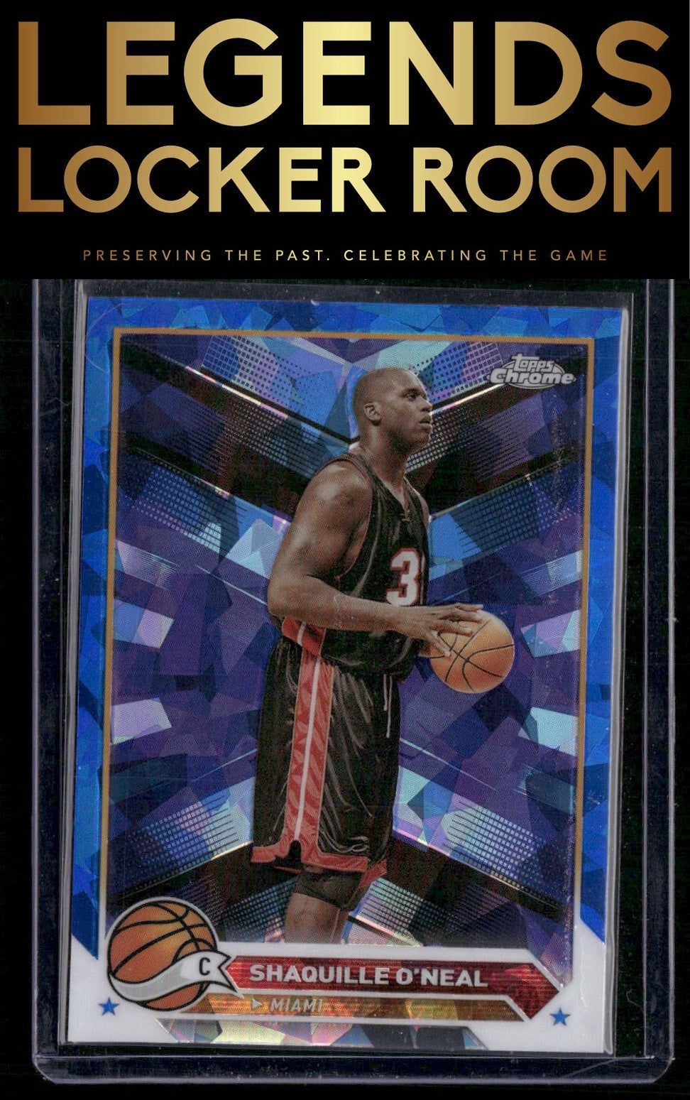 2023-24 Topps Chrome Sapphire #148 Shaquille O'Neal