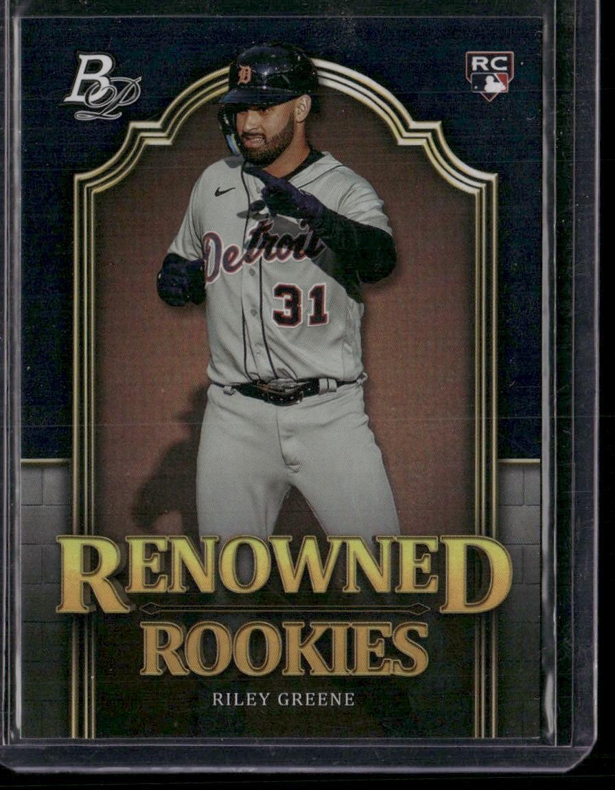 2023 Bowman Platinum #RR-4 Riley Greene Renowned Rookies