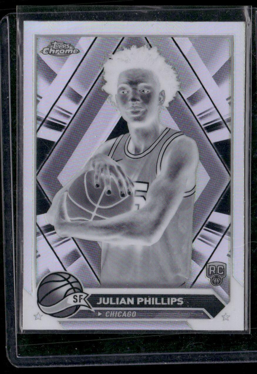 2023-24 Topps Chrome #39 Julian Phillips Negative Refractors