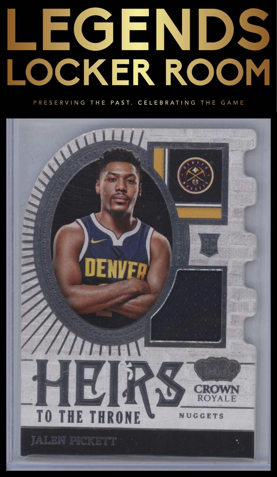2023-24 Panini Crown Royale #HT-PKT Jalen Pickett Heirs to the Throne
