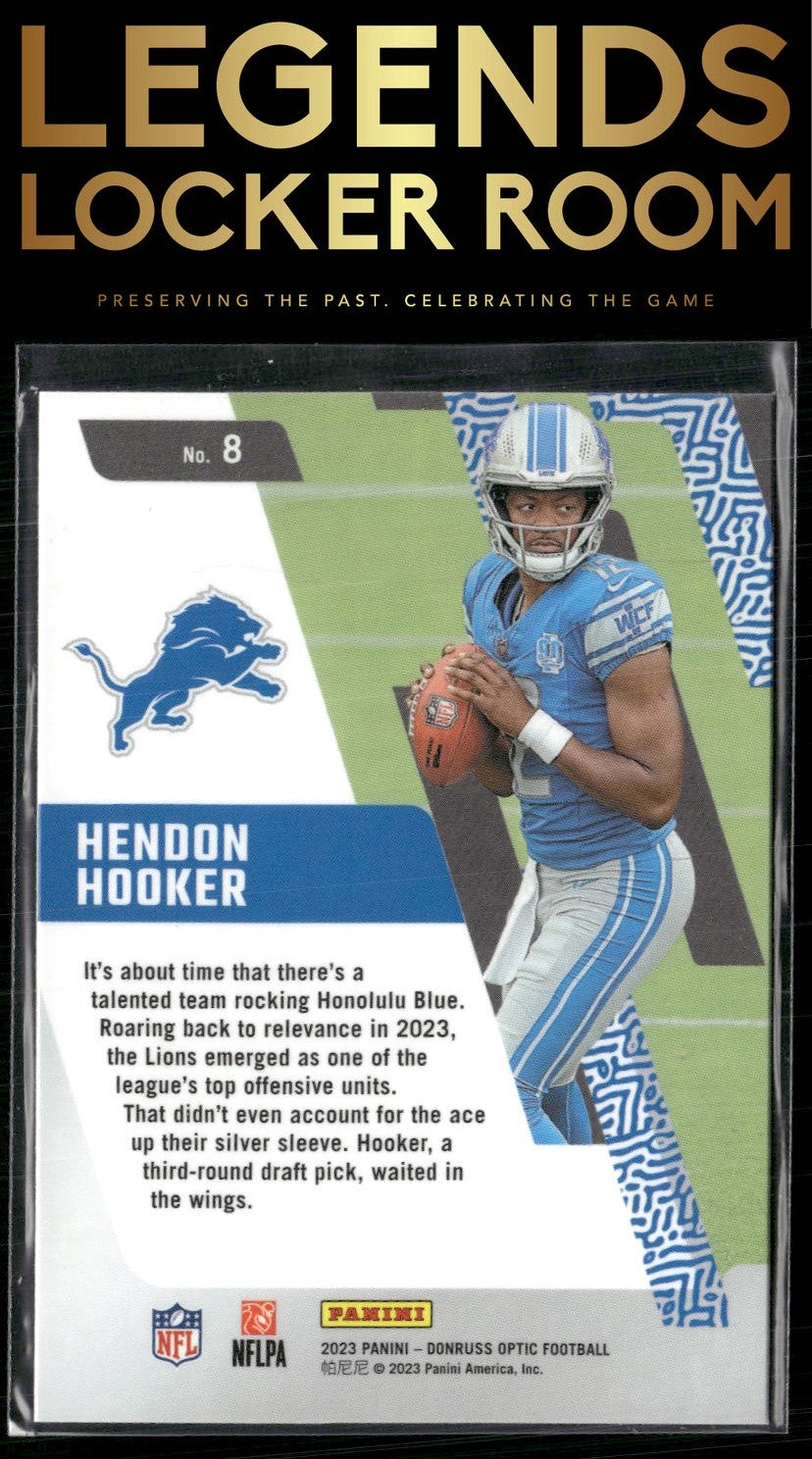 2023 Donruss Optic #8 Hendon Hooker Primary Colors