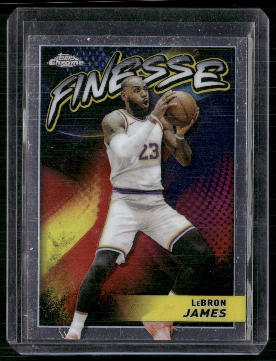2023-24 Topps Chrome #F-11 LeBron James Finesse