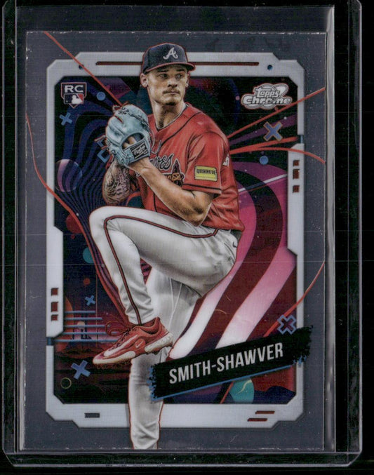 2024 Topps Chrome Cosmic #62 AJ Smith-Shawver