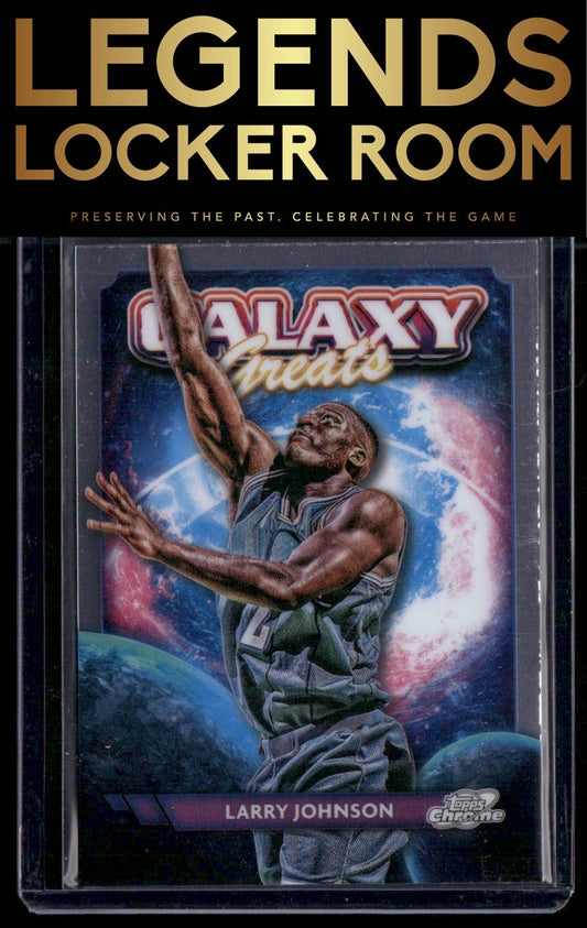 2023-24 Topps Chrome Cosmic #GG-3 Larry Johnson Galaxy Greats