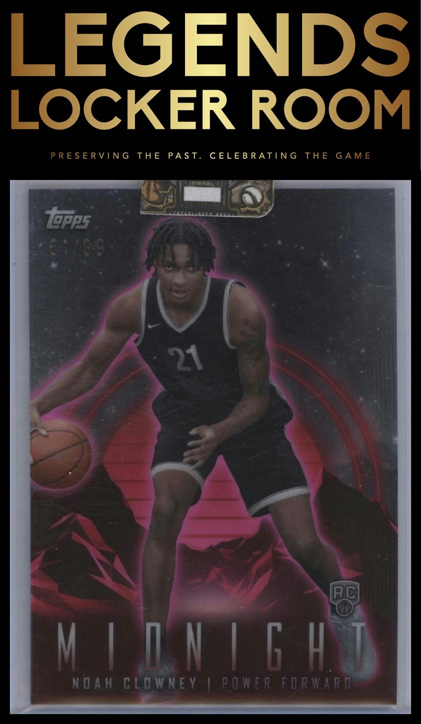 2023-24 Topps Midnight #66 Noah Clowney Twilight #/99