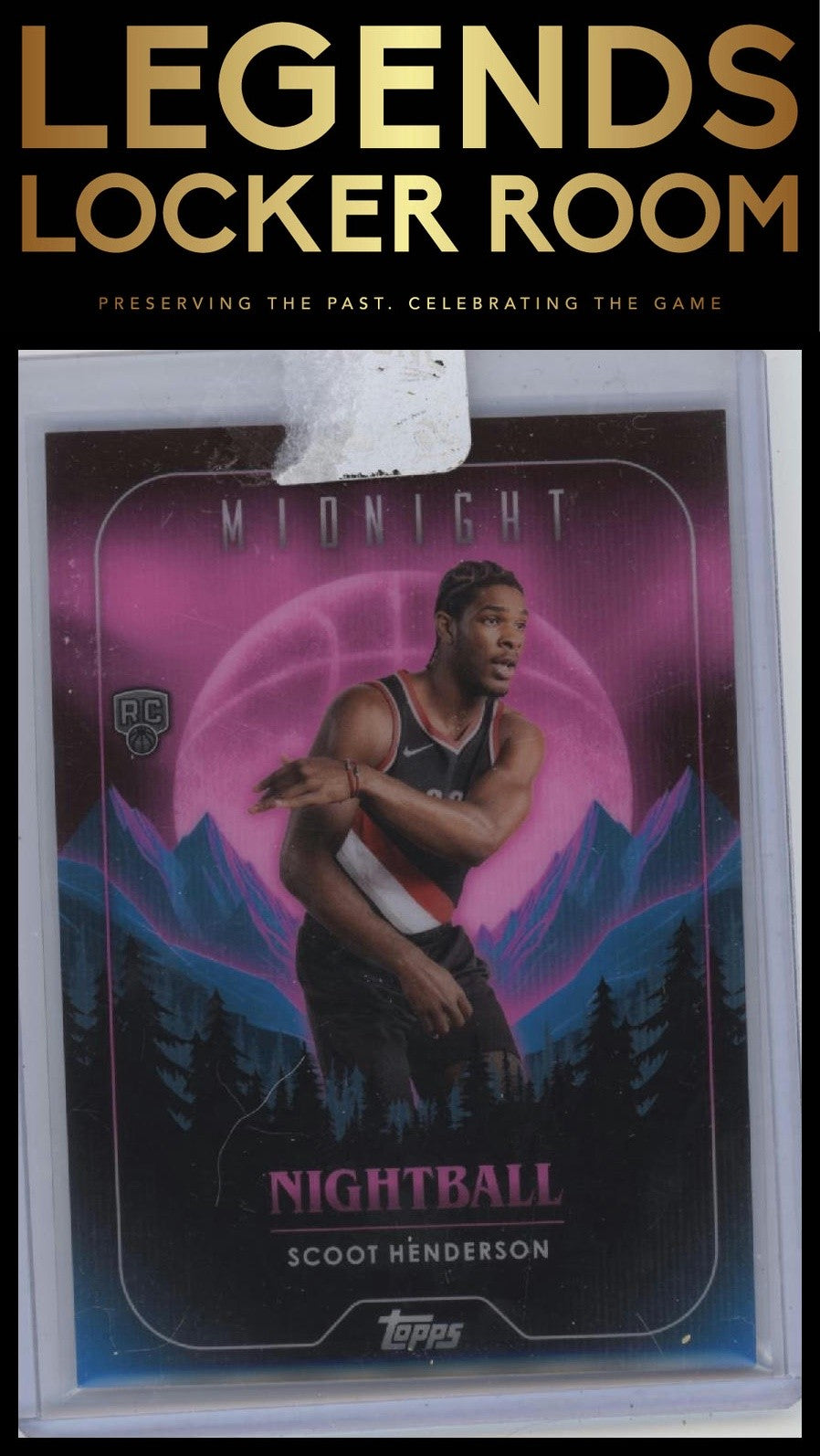 2023-24 Topps Midnight #NB-23 Scoot Henderson Nightball