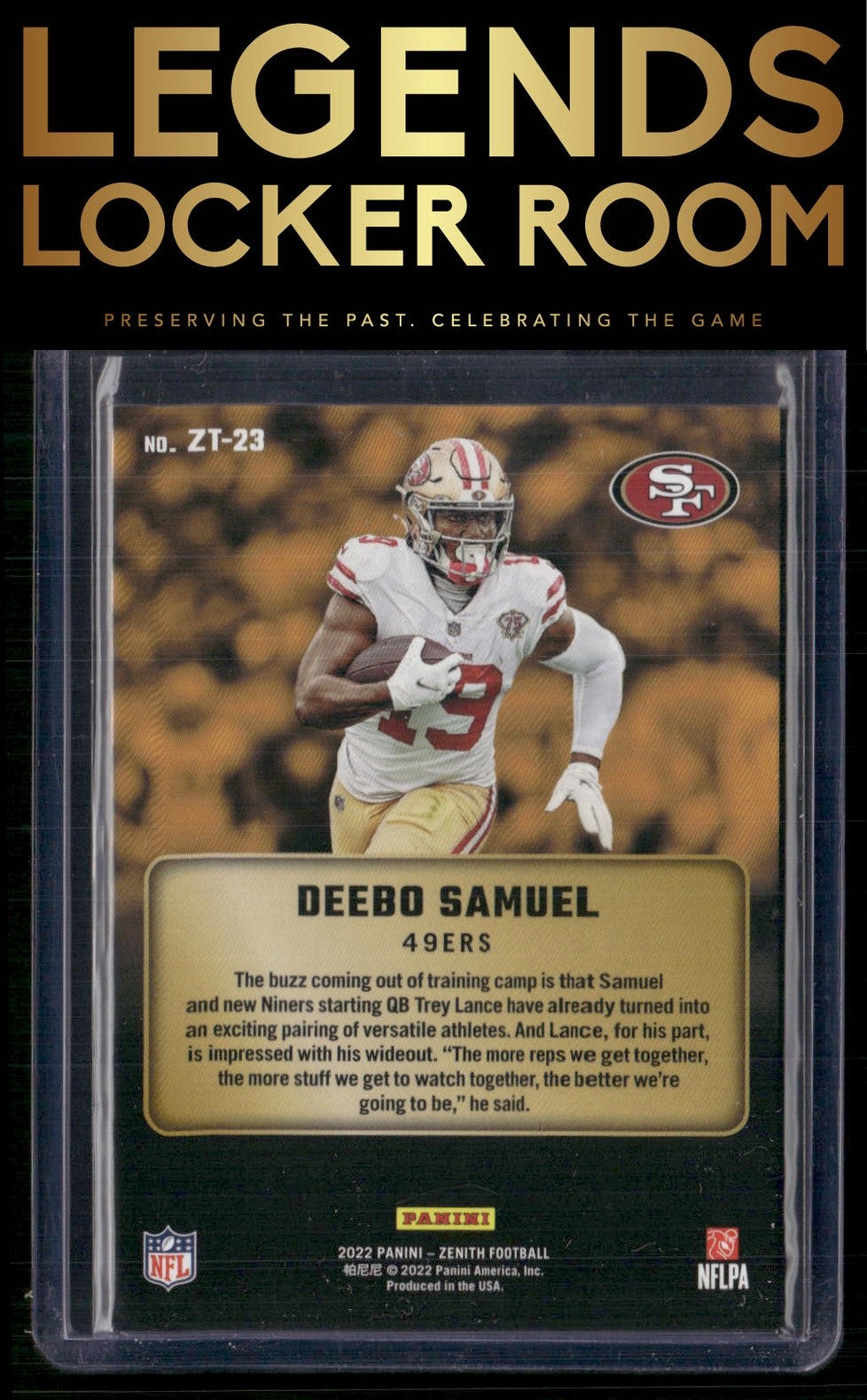 2022 Zenith #ZT-23 Deebo Samuel Z-Team