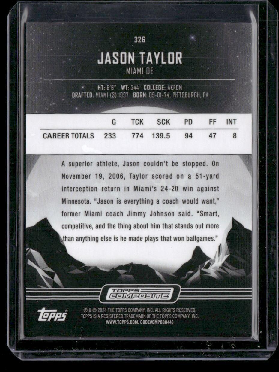 2023 Topps Composite #326 Jason Taylor