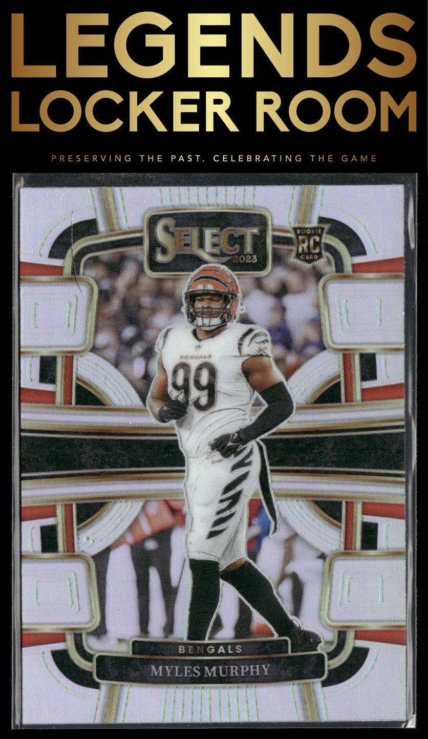 2023 Panini Select #22 Myles Murphy Silver Prizms Die Cuts