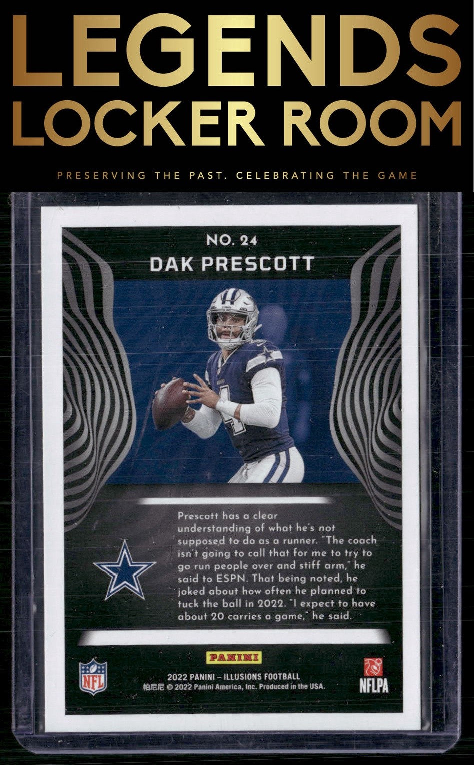 2022 Panini Illusions #24 Dak Prescott