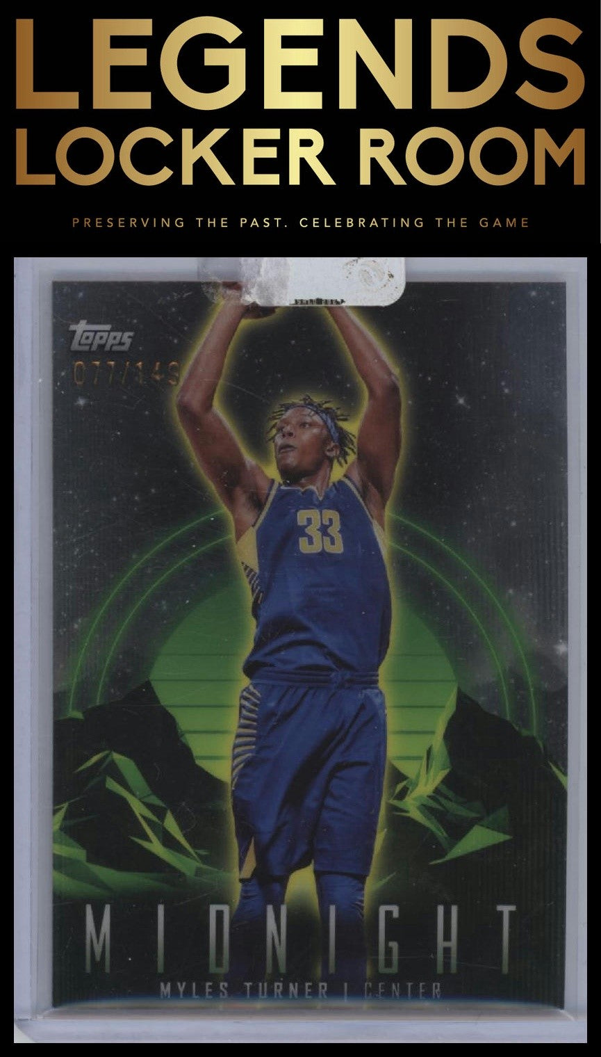 2023-24 Topps Midnight #14 Myles Turner Morning #/149