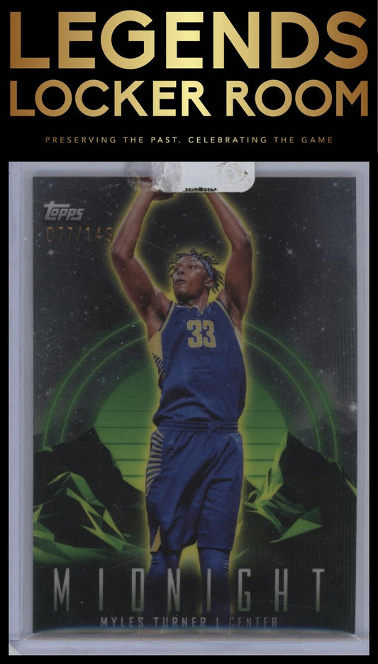 2023-24 Topps Midnight #14 Myles Turner Morning #/149