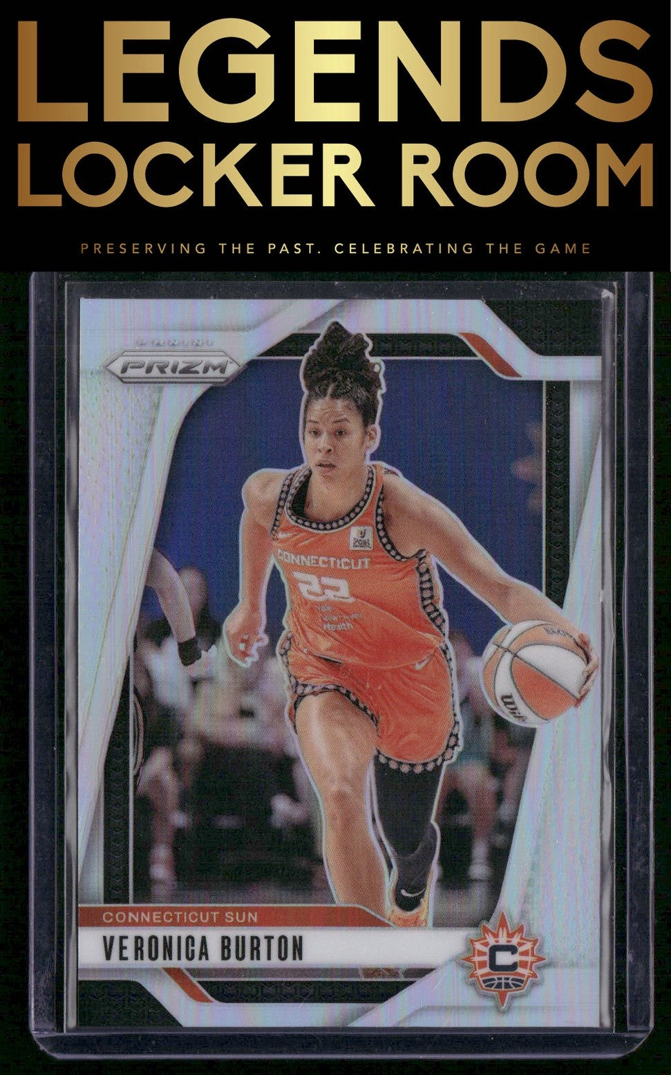 2024 Panini Prizm WNBA #35 Veronica Burton Silver Prizms