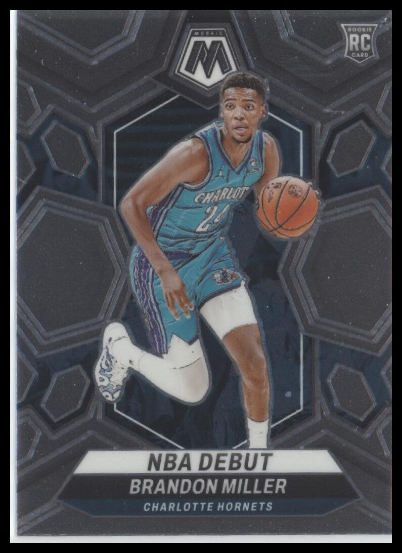 2023-24 Panini Mosaic #252 Brandon Miller NBA Debut