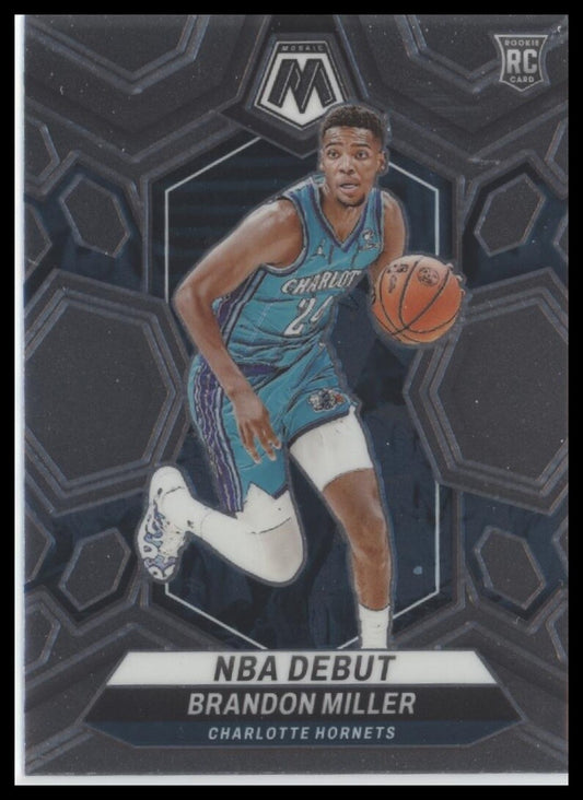 2023-24 Panini Mosaic #252 Brandon Miller NBA Debut