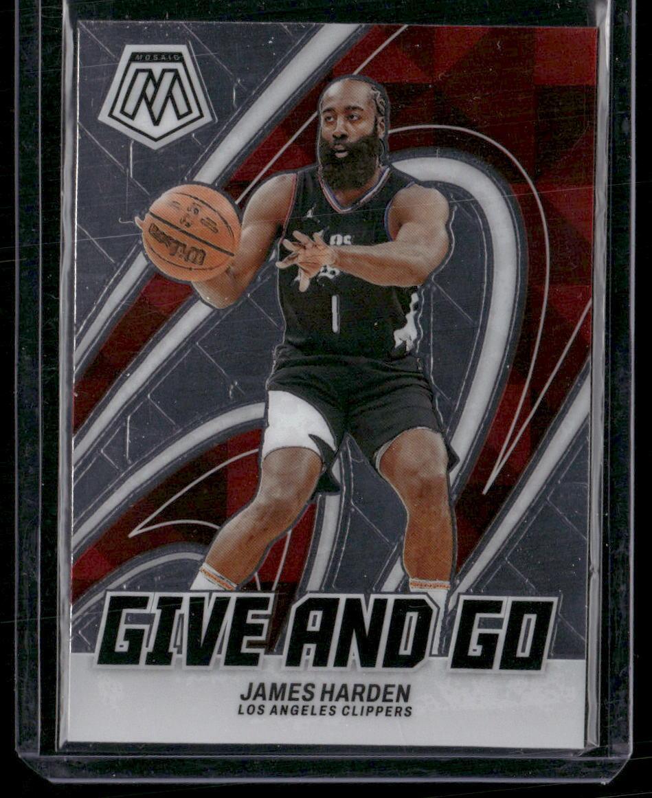 2023-24 Panini Mosaic #15 James Harden Give and Go