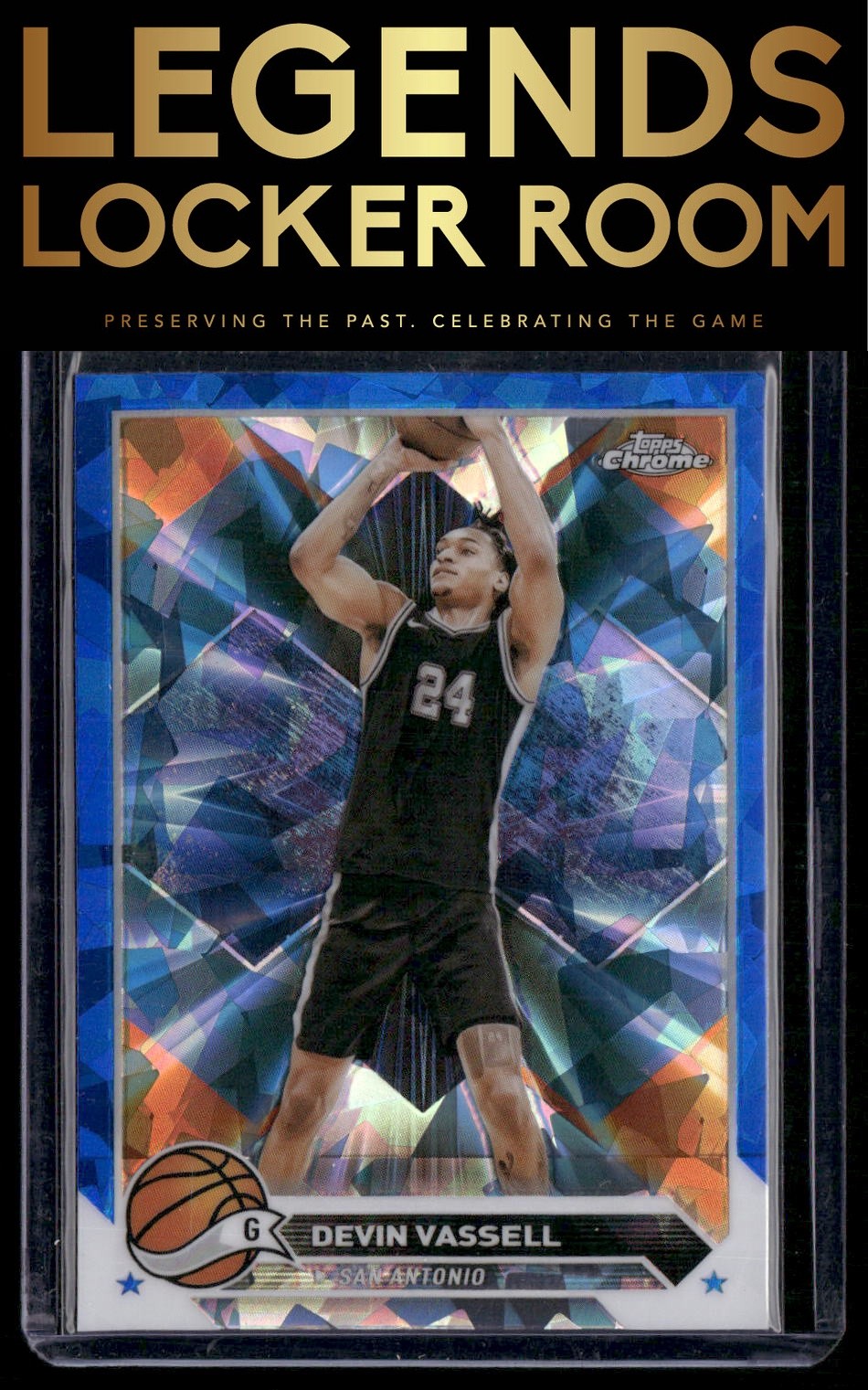 2023-24 Topps Chrome Sapphire Edition #152 Devin Vassell