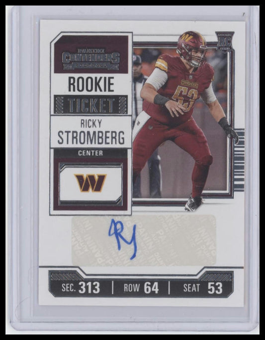 2023 Panini Contenders #165 Ricky Stromberg Autograph