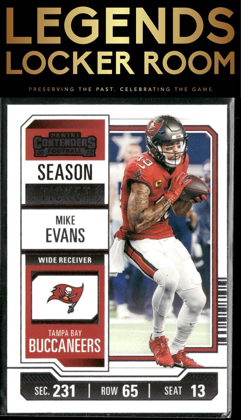 2023 Panini Contenders #94 Mike Evans Season Ticket Retail