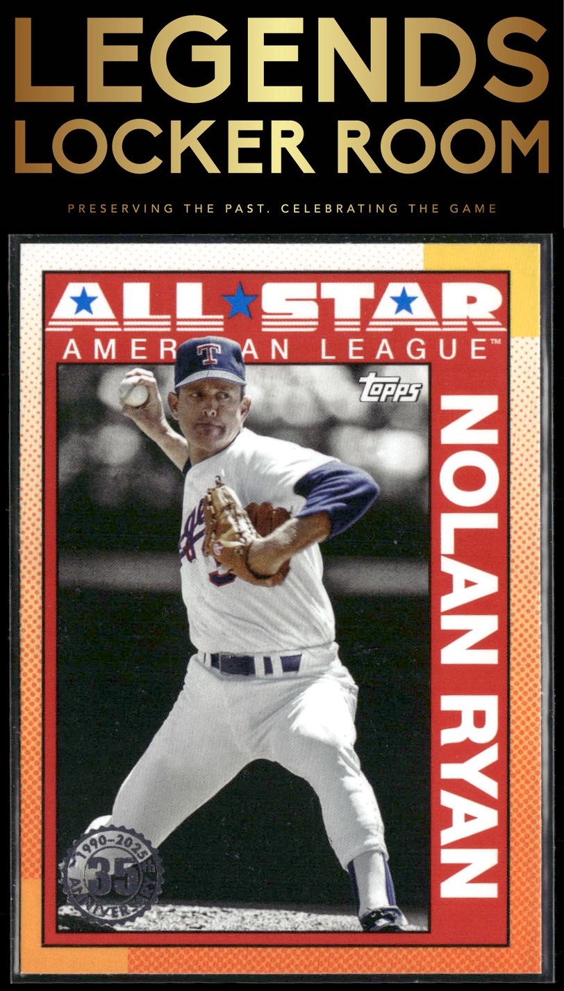 2025 Topps #90AS-20a Nolan Ryan 1990 Topps Baseball 35th Anniversary All-Stars