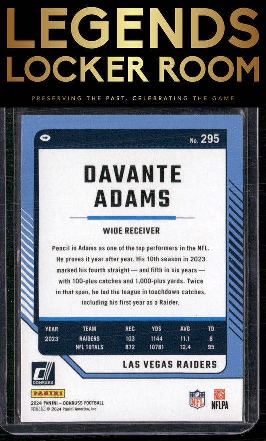 2024 Donruss #295 Davante Adams