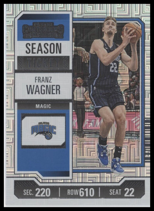 2023-24 Panini Contenders #97 Franz Wagner Season Ticket Premium Edition