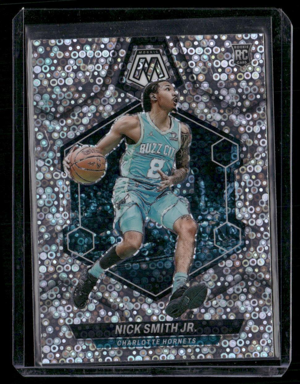 2023-24 Panini Mosaic #242 Nick Smith Jr. Fast Break Silver