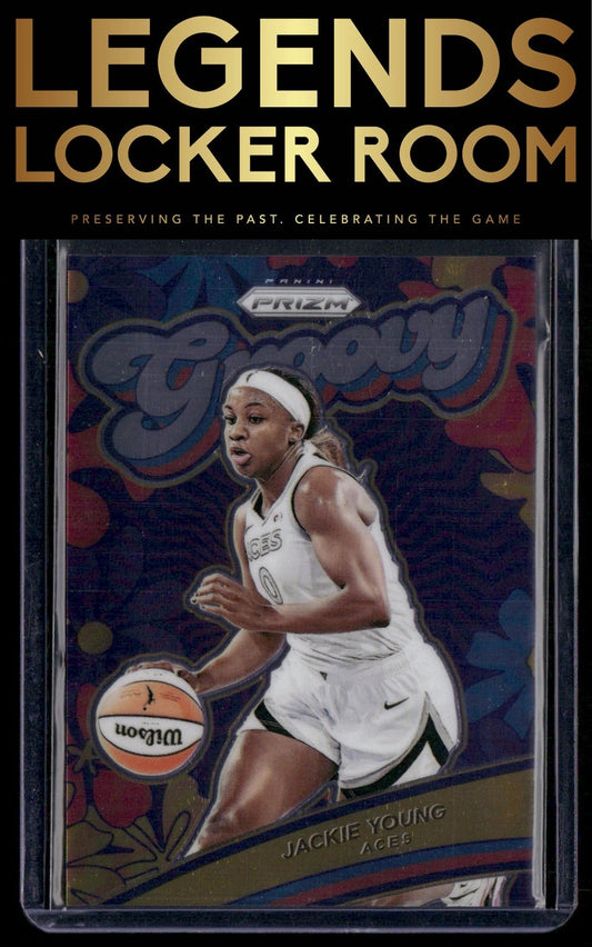 2024 Panini Prizm WNBA #6 Jackie Young Groovy