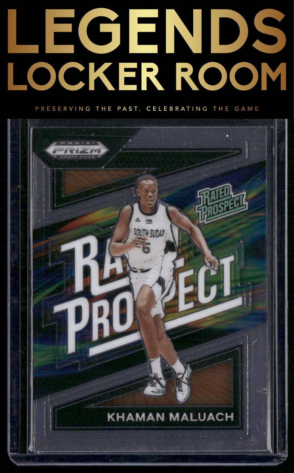 2024 Panini Prizm Draft Picks #16 Khaman Maluach Rated Prospect