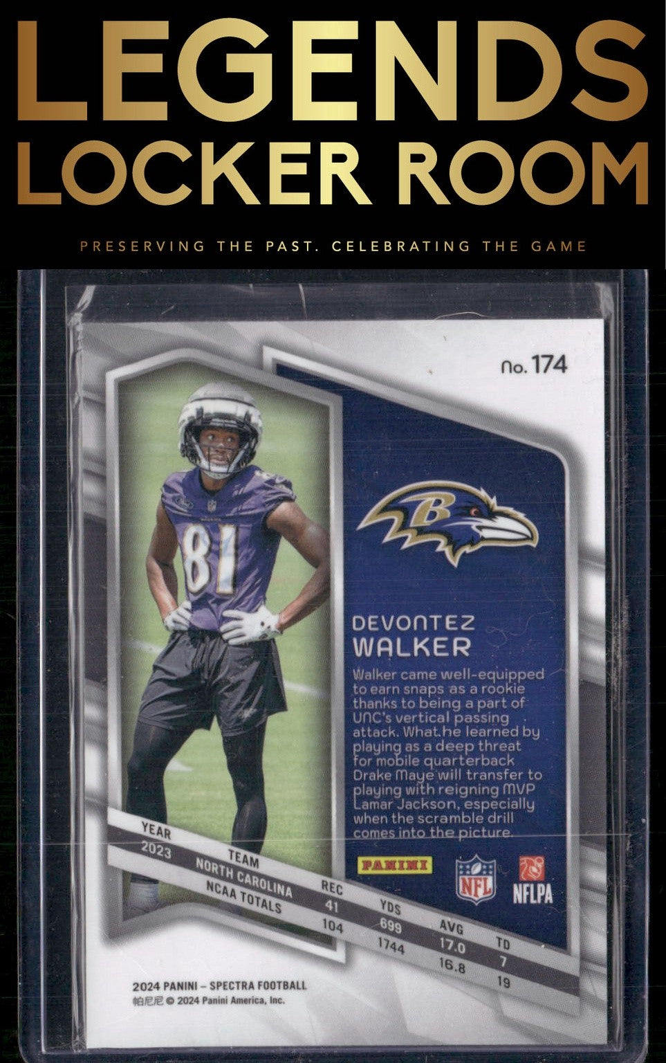 2024 Panini Spectra #174 Devontez Walker