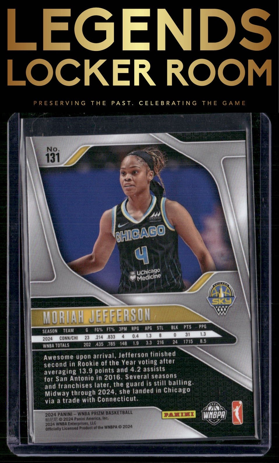 2024 Panini Prizm WNBA #131 Moriah Jefferson