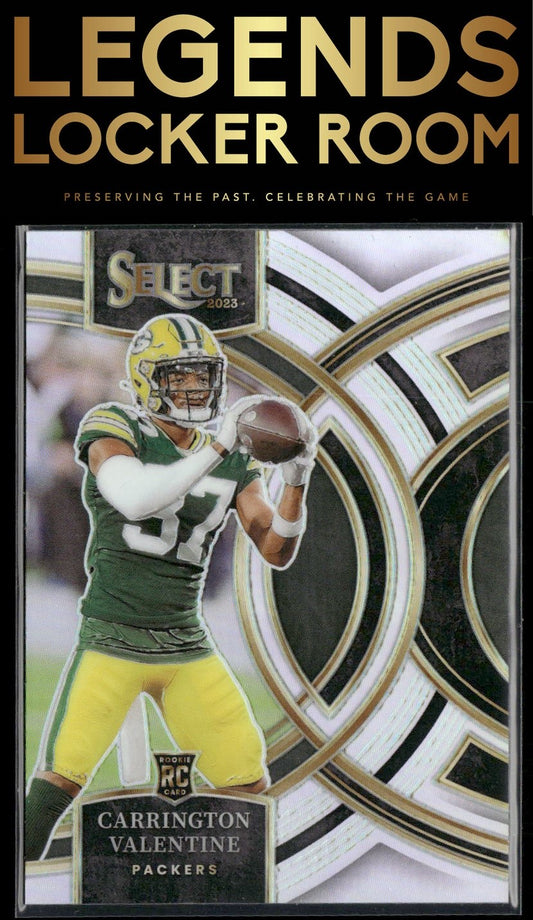 2023 Panini Select #118 Carrington Valentine Silver Prizms