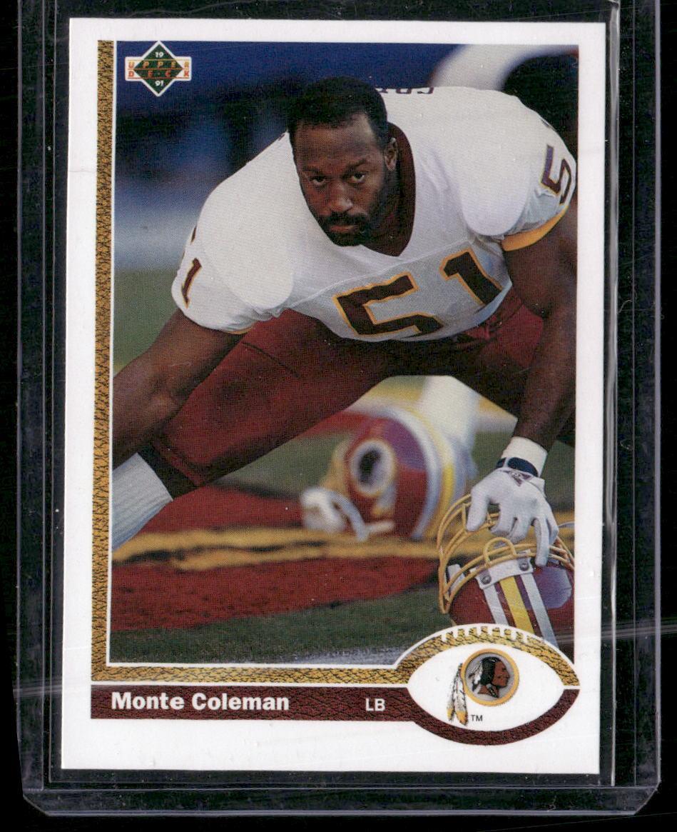 1991 Upper Deck #440b Monte Coleman
