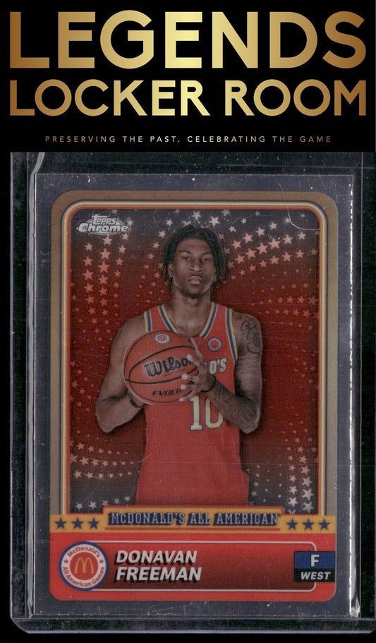 2024 Topps Chrome McDonald's All-American #87 Donnie Freeman